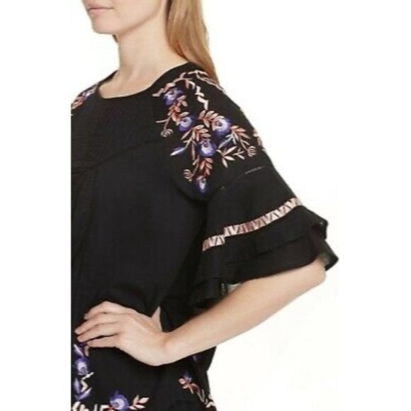 Free People Pavlo Black Babydoll Dress Women's Size XS - Picture 2 of 10